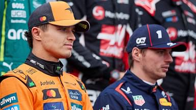 15.05.2025, xrarjax, Motorsport FIA Formel 1, Großer Preis von Australien 2025 v.l. Lando Norris (McLaren) Startnummer 04 Max Verstappen