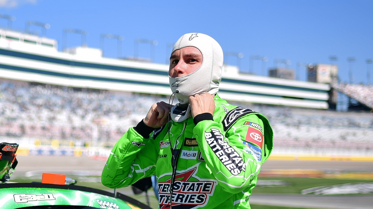 NASCAR Cup Series driver Christopher Bell (20) during qualifying for the Pennzoil 400 at Las Vegas Motor Speedway.