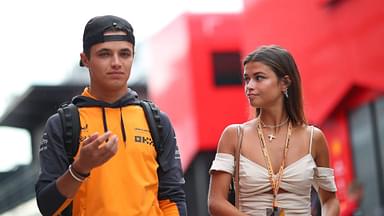 04 Lando Norris and his Girlfriend; McLaren Mercedes during the Hungarian GP, 28-31 July 2022 at Hungaroring