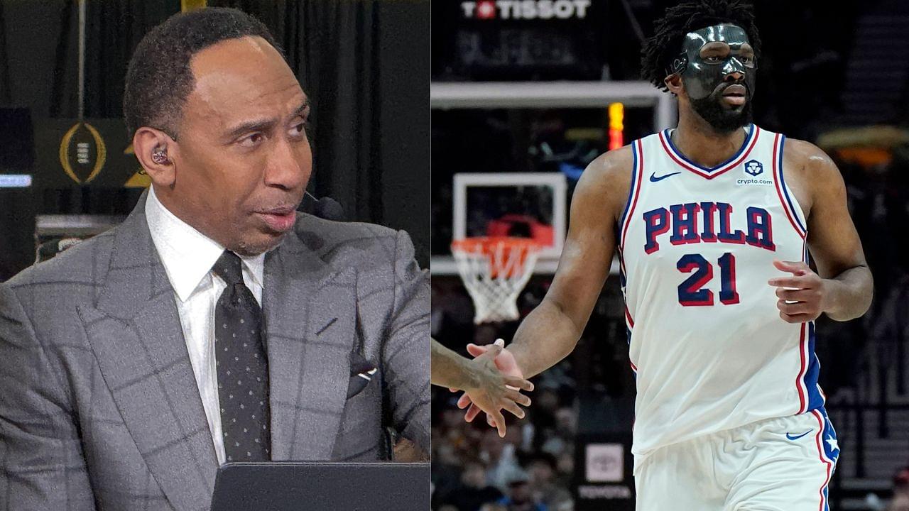 Stephen A. Smith and Joel Embiid