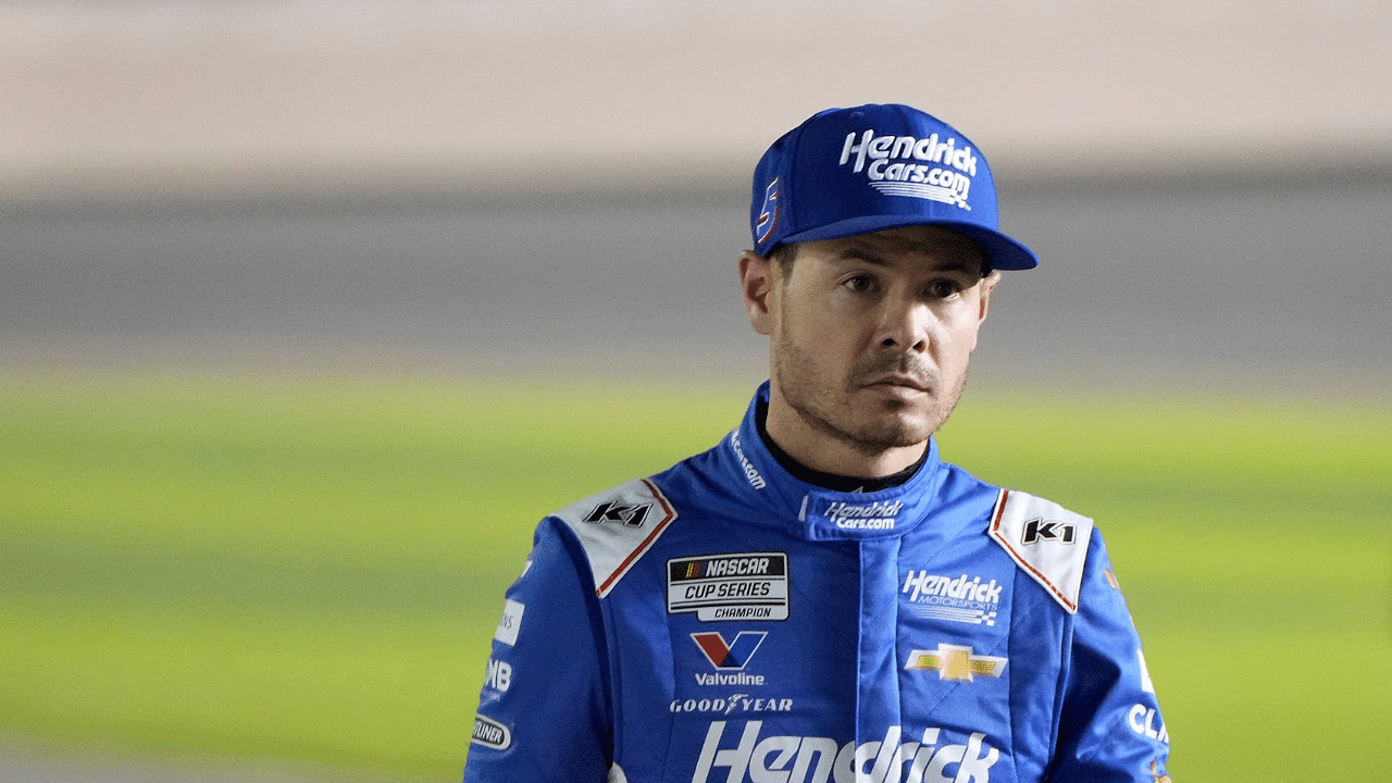 Kyle Larson during qualfying for the Daytona 500 at Daytona International Speedway, Wednesday, Feb. 12, 2025.