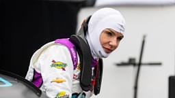 Katherine Legge during practice for the Ride the 'Dente 200 at Daytona International Speedway.