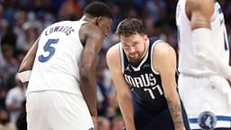 Luka Doncic and Anthony Edwards, Mavs v Wolves 2024 WCF