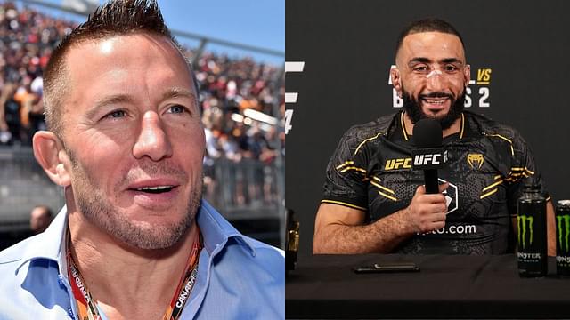 Georges St-Pierre (L), Belal Muhammad (R)