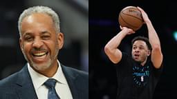 Dell Curry (L), Seth Curry (R)
