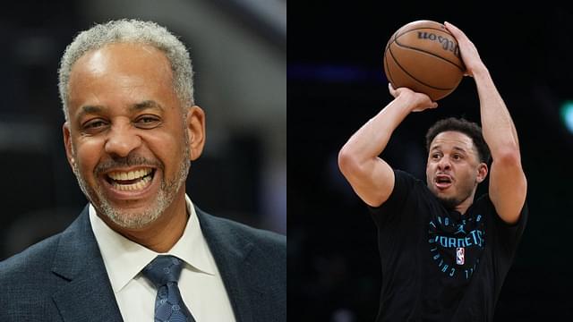 Dell Curry (L), Seth Curry (R)