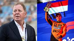 Martin Brundle(L), Oscar Piastri(R)