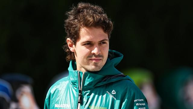 Felipe Drugovich of Brazil arrives at the track during practice ahead of the F1 Grand Prix of Japan at Suzuka Circuit