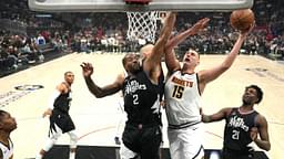 Kawhi Leonard and Nikola Jokic, LA Clippers v Denver Nuggets