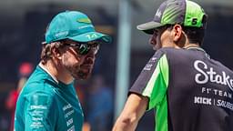 2025 Formula One Chinese Grand Prix Shanghai International Circuit, Shanghai, China on 23. March.2025; Fernando Alonso and Gabriel Bortoleto during Formula One Chinese Grand Prix Shanghai Shanghai International Circuit China