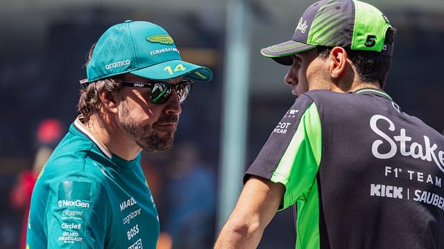 2025 Formula One Chinese Grand Prix Shanghai International Circuit, Shanghai, China on 23. March.2025; Fernando Alonso and Gabriel Bortoleto during Formula One Chinese Grand Prix Shanghai Shanghai International Circuit China