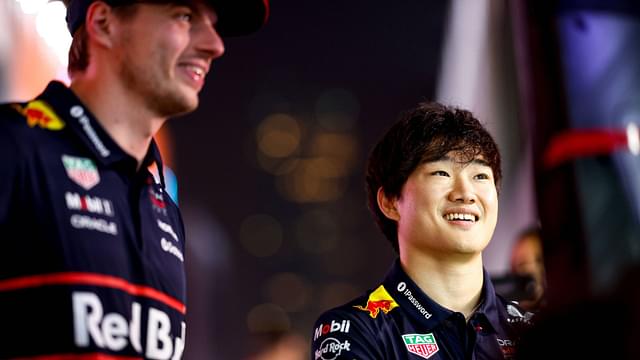 1 Max Verstappen NLD, Oracle Red Bull Racing , 22 Yuki Tsunoda JPN, Oracle Red Bull Racing , F1 Grand Prix of Saudi Arabia at Jeddah Corniche Circuit
