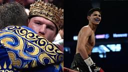 Canelo Alvarez (L), Ryan Garcia (R)