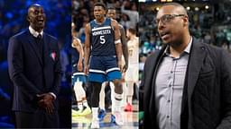 Kevin Garnett (L), Anthony Edwards (M), Paul Pierce (R)