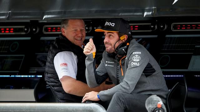 FIA Formula One World Championship, WM, Weltmeisterschaft 2019, Grand Prix of Italy, Zak Brown (USA, McLaren F1 Team), Fernando Alonso (ESP)