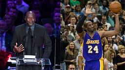 Michael Jordan (L) and Kobe Bryant (R), mentor and friend