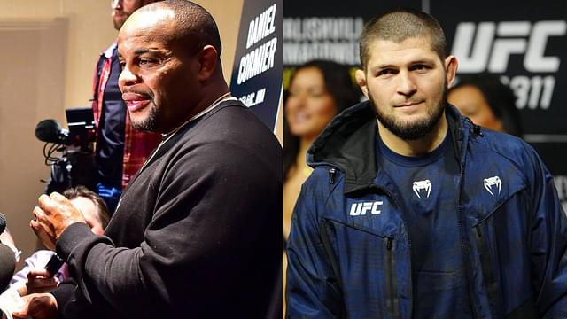 Daniel Cormier (L), Khabib Nurmagomedov (R)