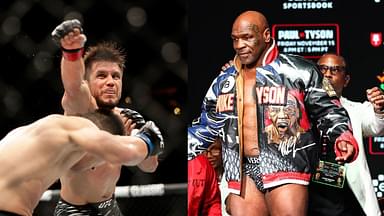 Henry Cejudo (L), Mike Tyson (R)