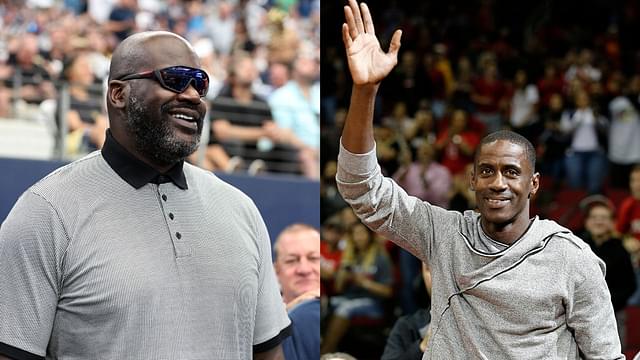 (L) Shaquille O'Neal (R) Vernon Maxwell