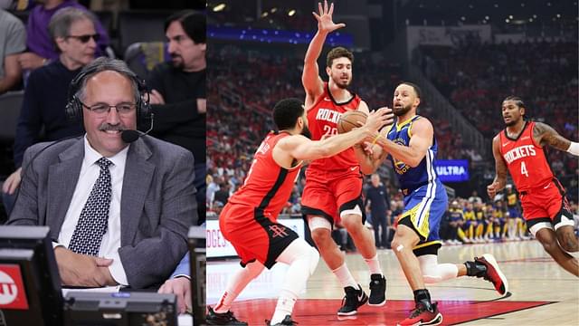Stan Van Gundy (L) and Steph Curry (R), GS v Houston