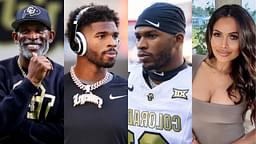 Deion Sanders, Shedeur Sanders, Shilo Sanders, Tracey Edmonds