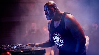 Shaquille O'Neal, also known as DJ Diesel, performs during his Shaq’s Bass All-Stars show at Skydeck on Broadway in Nashville, Tenn.