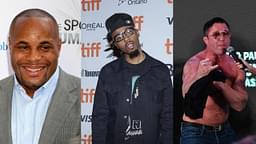 Daniel Cormier (L), Metro Boomin (C), Chael Sonnen (R)