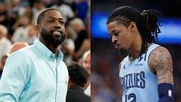 Dwyane Wade(L) and Ja Morant(R)