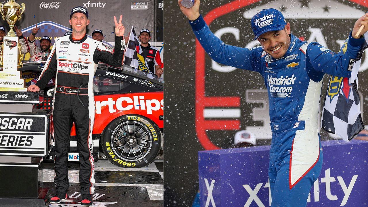 Denny Hamlin Kyle Larson