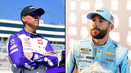 Denny Hamlin (L) and Ross Chastain (R)