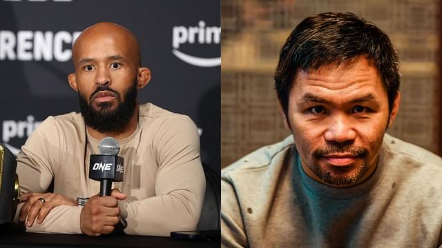Demetrious Johnson (L), Manny Pacquiao (R)