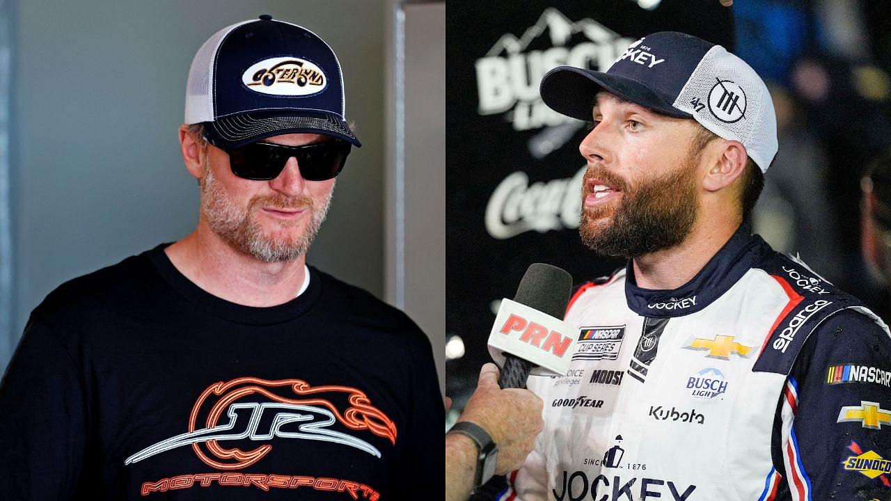 Dale Earnhardt Jr. and Ross Chastain