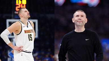 Nikola Jokic (L), David Adelman (R)
