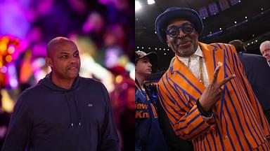Charles Barkley (L), Spike Lee (R)