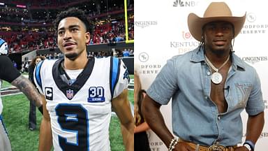 Bryce Young and Xavier Legette