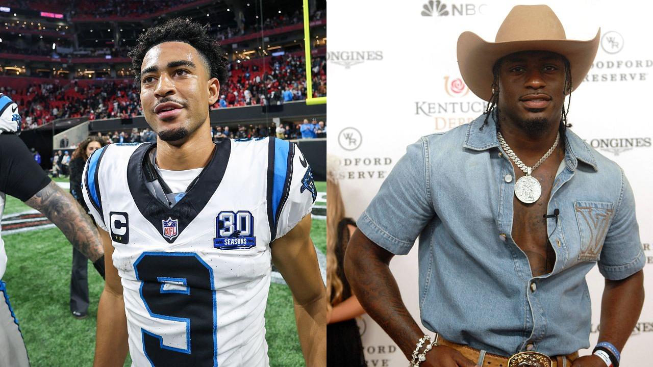 Bryce Young and Xavier Legette