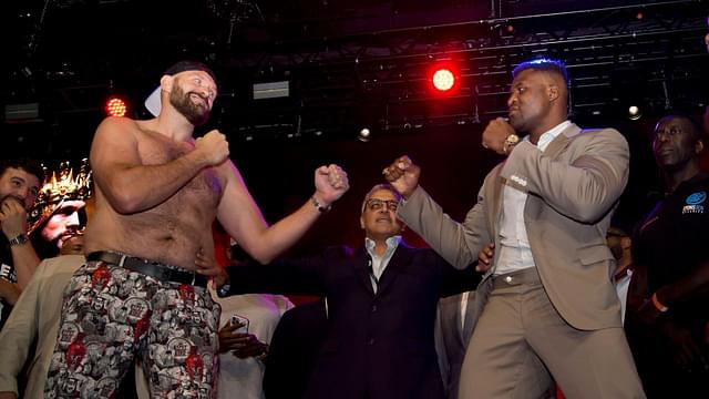 Tyson Fury vs Francis Ngannou kick off press conference held at Here at Outernet Charing Cross Road London