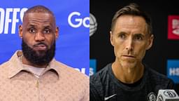LeBron James (L) and Steve Nash (R)
