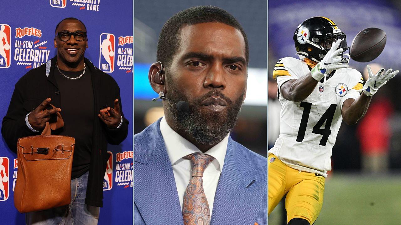 Shannon Sharpe (L), Randy Moss (M), and George Pickens (R).