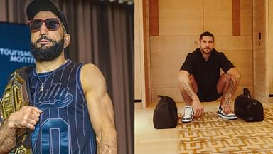 Belal Muhammad (L), Alex Pereira (R)