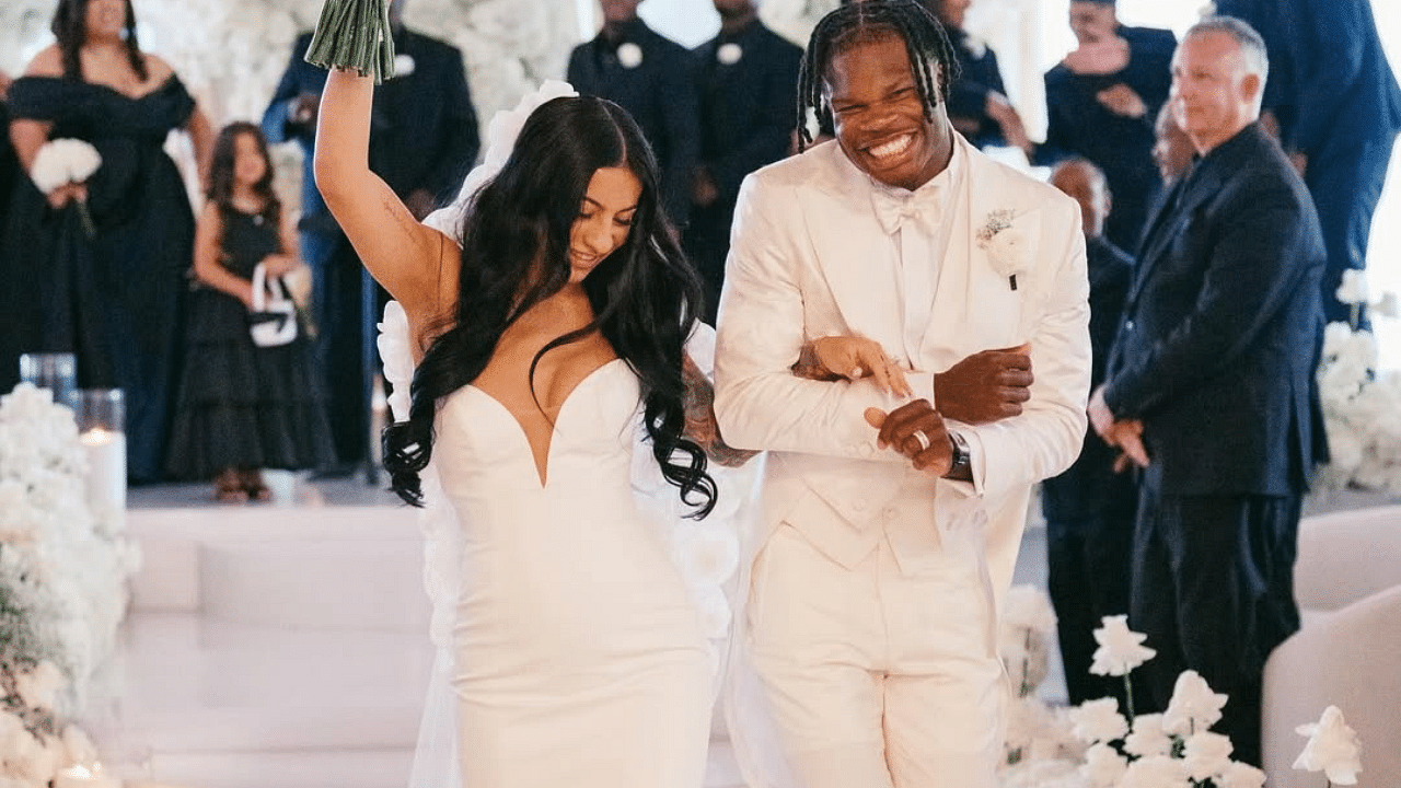 Wife Leanna Lenee Breaks Social Media Silence, Disables Comments for  Adorable Snaps from Travis Hunter's Wedding - The SportsRush