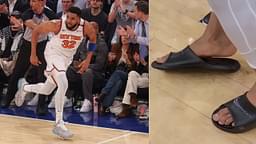 NY Knicks Karl-Anthony Towns' toes