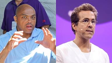 Charles Barkley (L) and Ryan Reynolds (R)