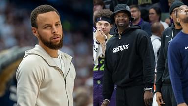(L) Steph Curry (R) Zion Williamson