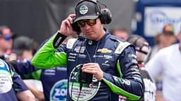 NASCAR Cup Series driver Kyle Busch (8) during qualifying at Charlotte Motor Speedway.