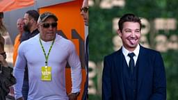 Joe Rogan (L), Jeremy Renner (R)