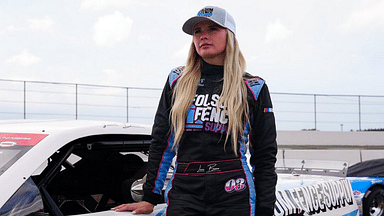 Lanie Buice at the Folsom Fence Supply 275 at Ace Speedway for the CARS Tour race. Image Credits: @laniebuiceracing official Instagram handle.