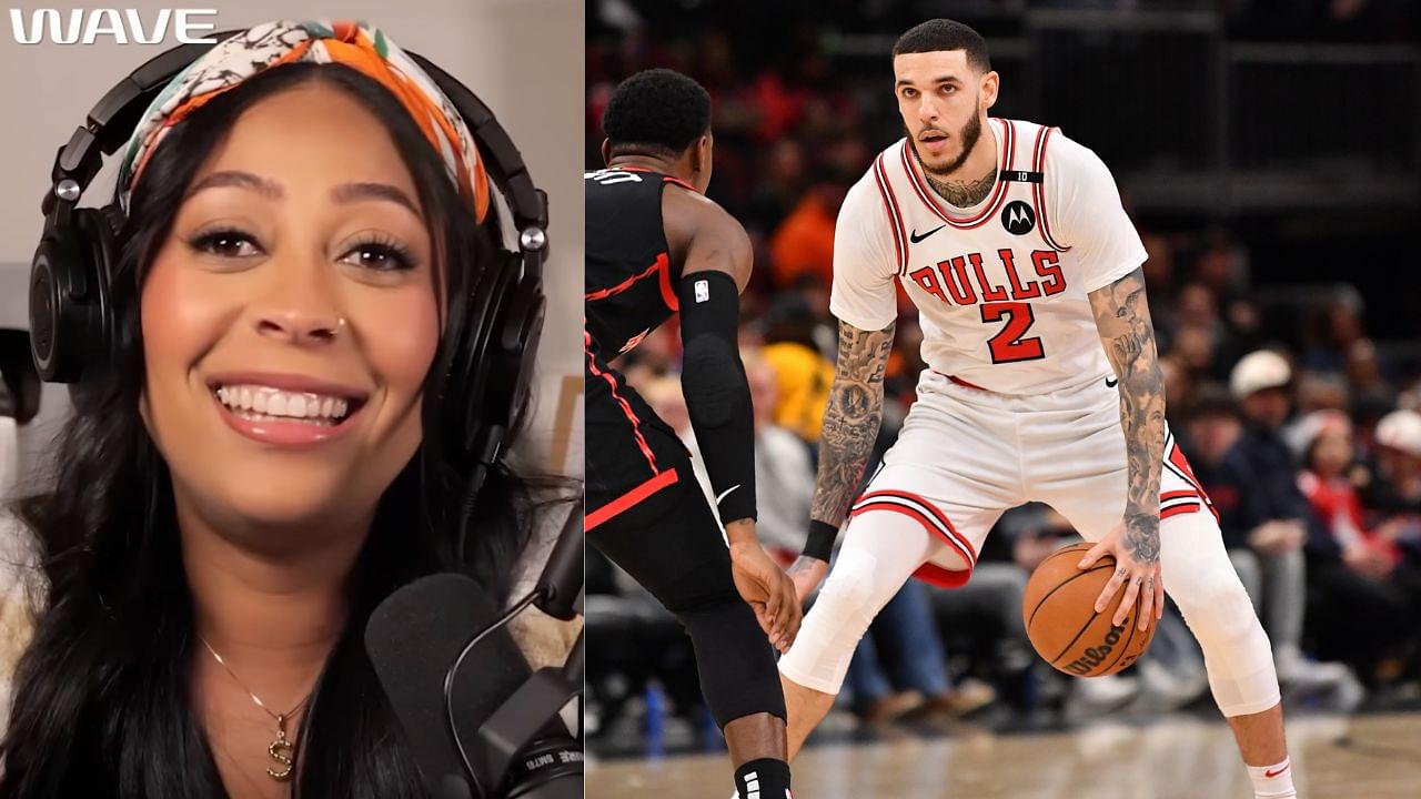 Sydel Curry-Lee (L) and Lonzo Ball (R)