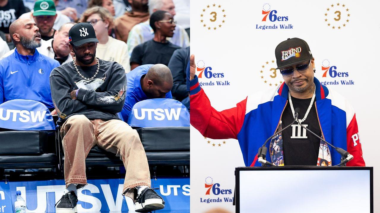 Kyrie Irving (L), Allen Iverson (R)