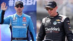 Denny Hamlin and Kyle Busch